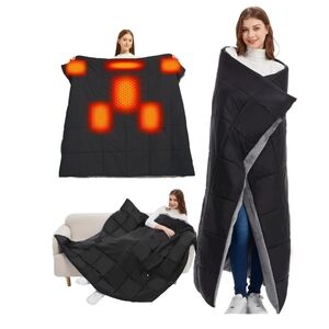 Heated Blanket With Power Bank Pack